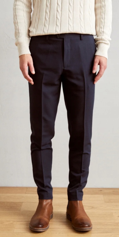 Pánské černé kalhoty Lindbergh slim fit vel. S