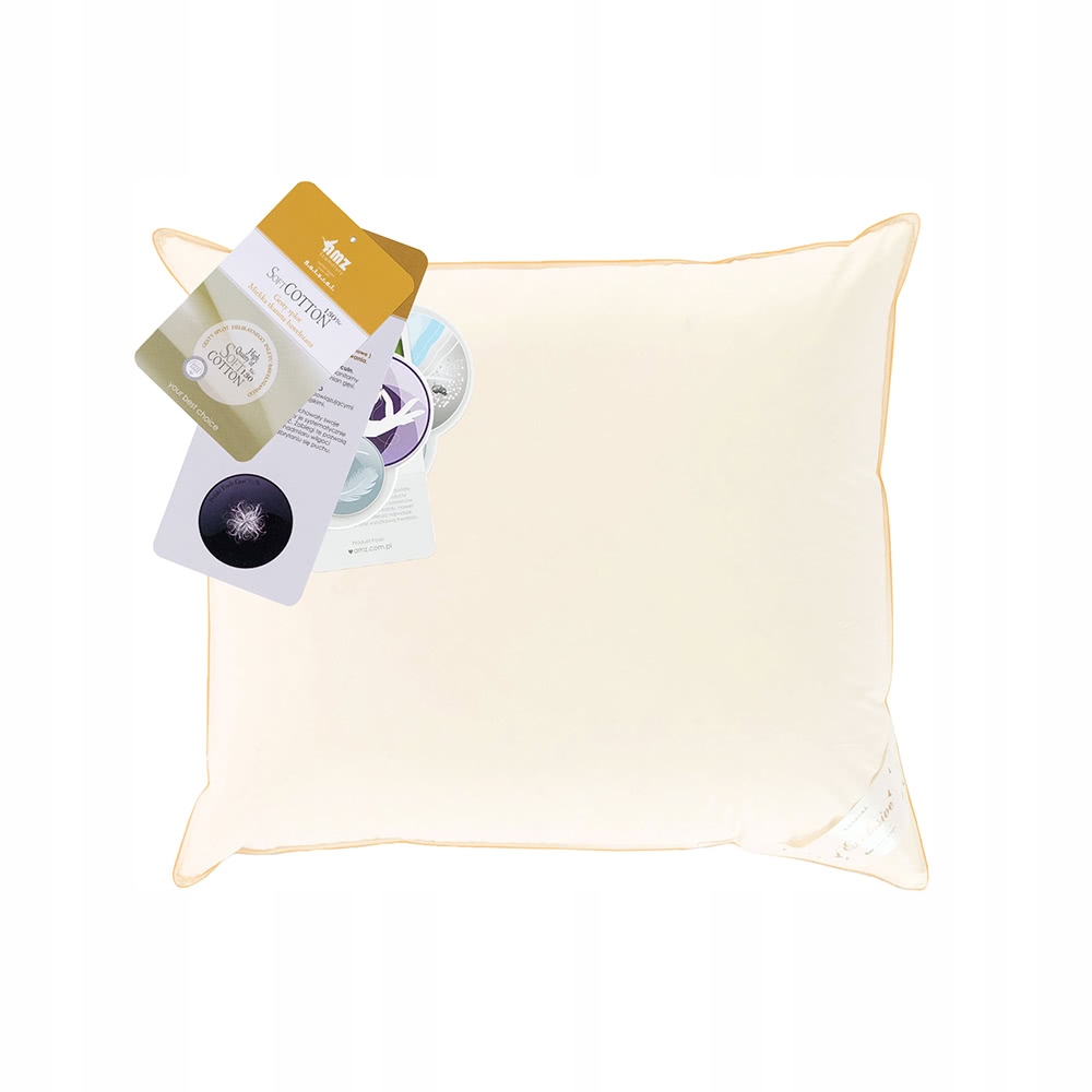 Polštář Basic Plus Amz 50x60 cm krémový tříkomorový