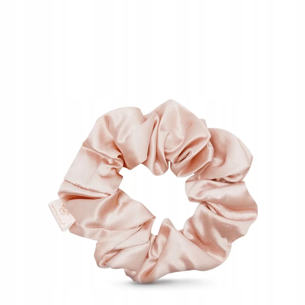 CRYSTALLOVE Gumka do włosów z jedwabiu - gold Marka CRYSTALLOVE