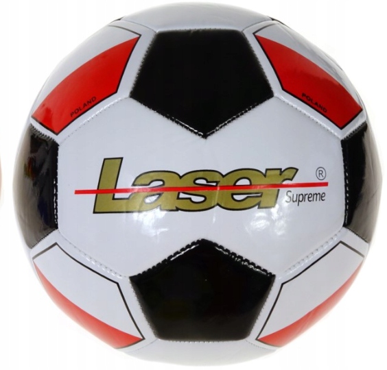Piłka nożna Laser 6 wzorów z flagami krajów r. 5