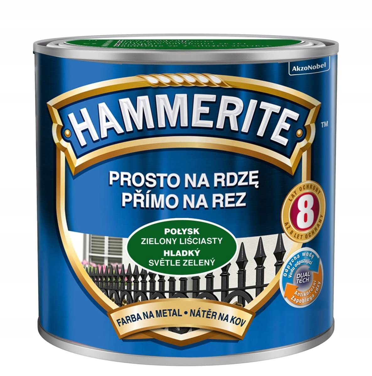

Hammerite Farba na rdzę 0,7L Liściasty Połysk