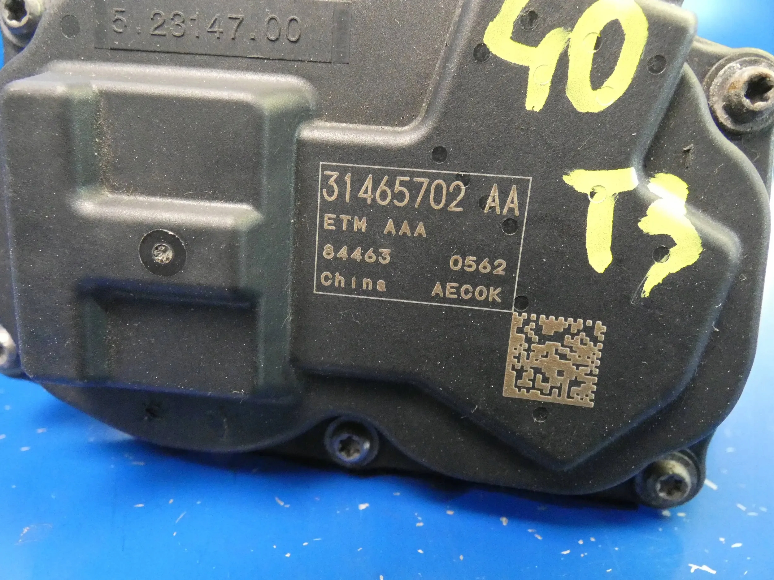 VOLVO XC40 1.5 T3 TURBO throttle flap air