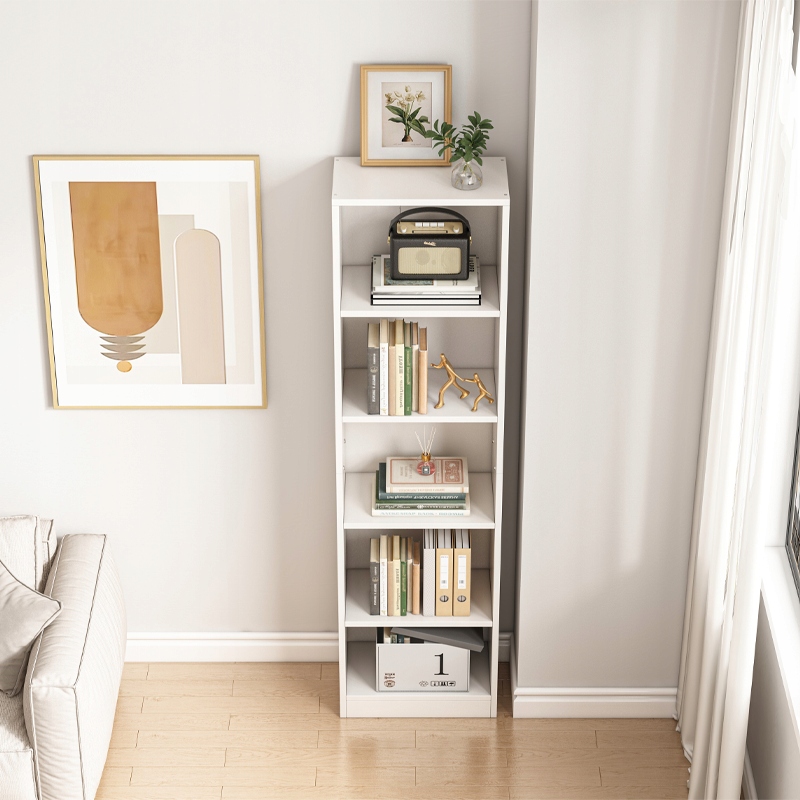 BIAŁY REGAŁ STOJĄCY NA KSIĄŻKI PÓŁKI WYSOKI NOWOCZESNY SŁUPEK LOFT 182cm Kod producenta BIAŁY REGAŁ STOJĄCY NA KSIĄŻKI NOWOCZESNY