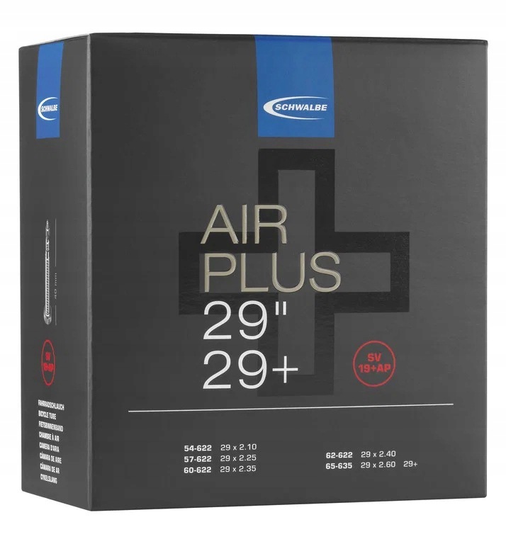 Dętka rowerowa wzmacniana Schwalbe Air Plus 28/29x2,10-2,60 FV40mm presta
