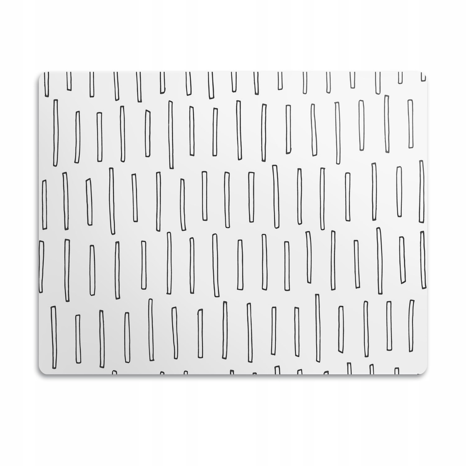 Levně Podložka pod misku pro psa Nerovné obdélníky 90x60 cm