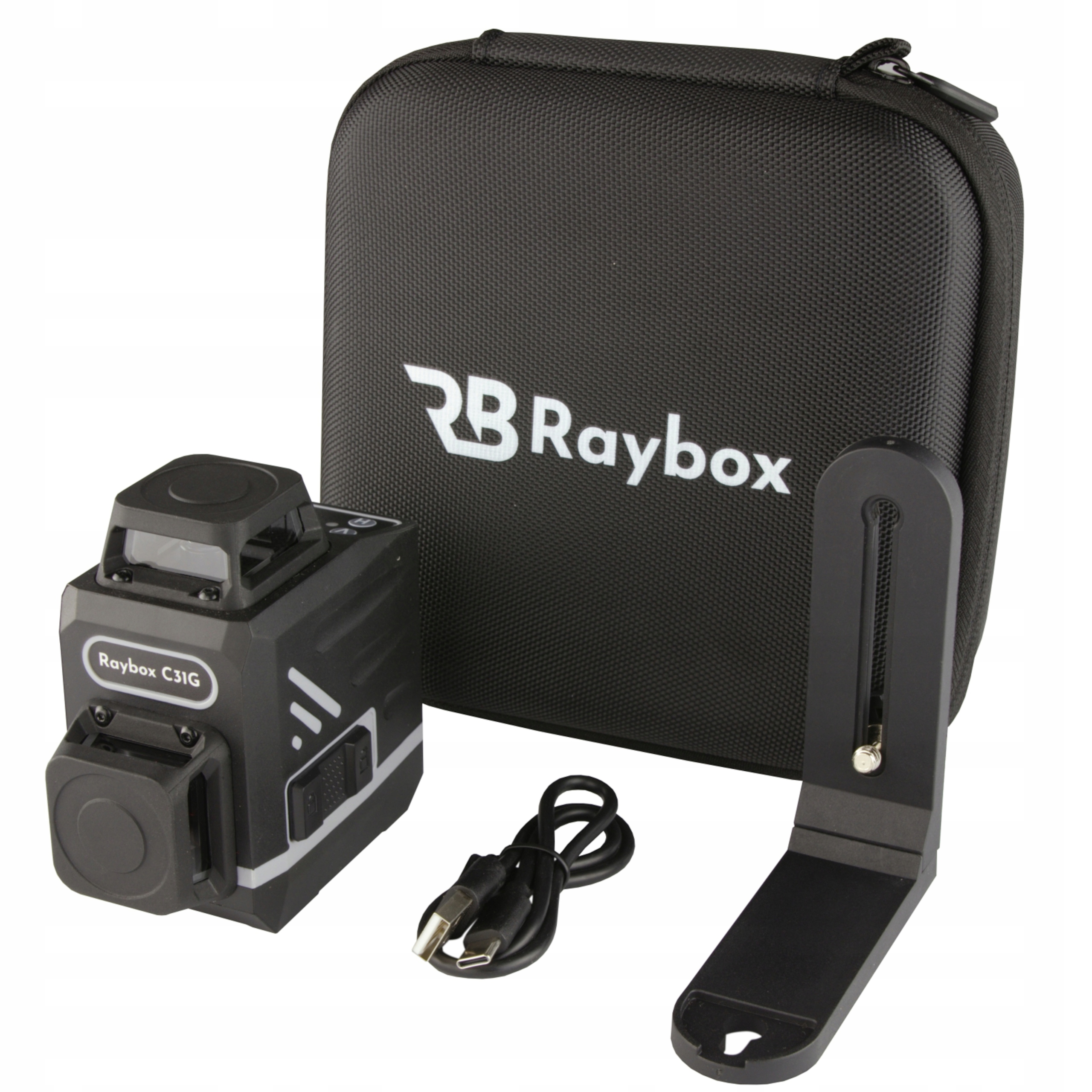 Křížový laser Raybox C31G pro určení úrovní 360 a pravých úhlů