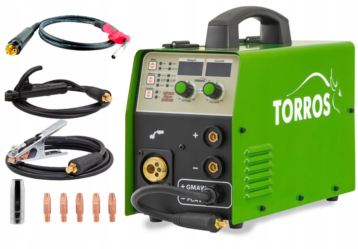 Spawarka migomat Torros Mig Mag Mma Tig Flux 200A Synergia M2010 Zestaw