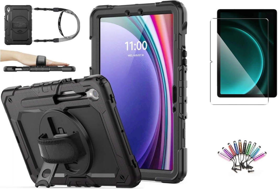 Etui Samsung Galaxy Tab S10 Plus S10+ Plus 12.4 X820 X826B X828U Szkło