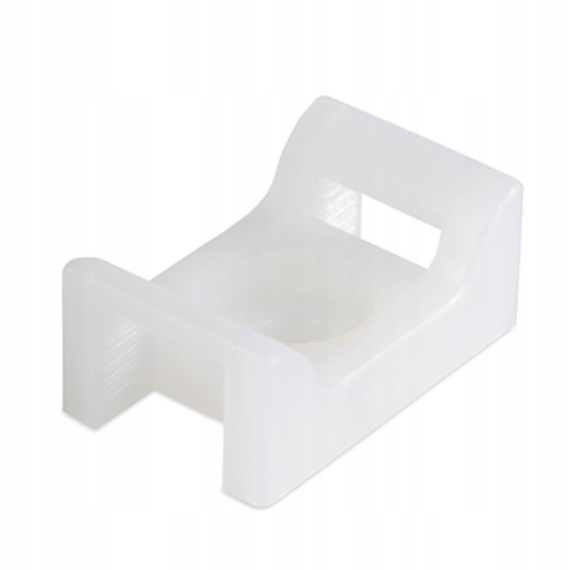 PODSTAWKA DO OPASEK KABLOWYCH 4,8mm biała 20szt Marka ELCAN