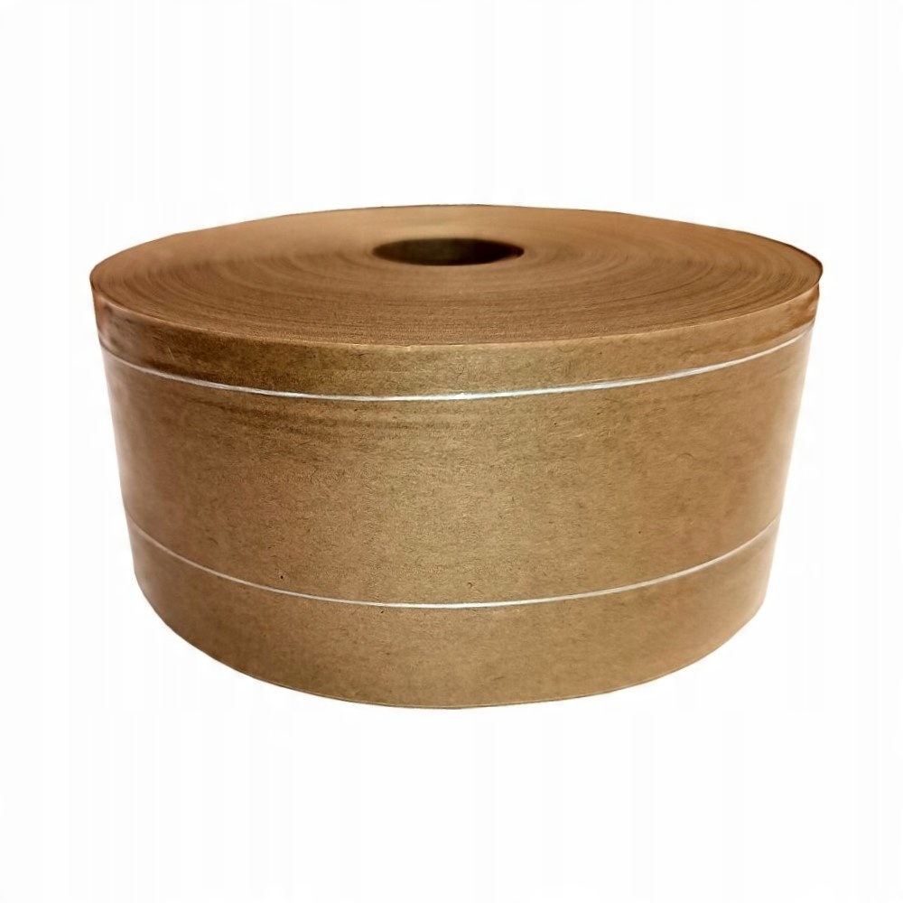 

Taśma Papierowa Aktywowana Wodą Zbrojona 70mm/200m