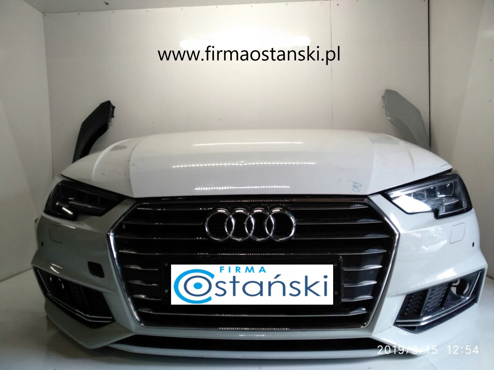 AUDI A4 B9 8W S-LINE 16- KOMPLETNY PRZÓD MATRIX Producent części Audi