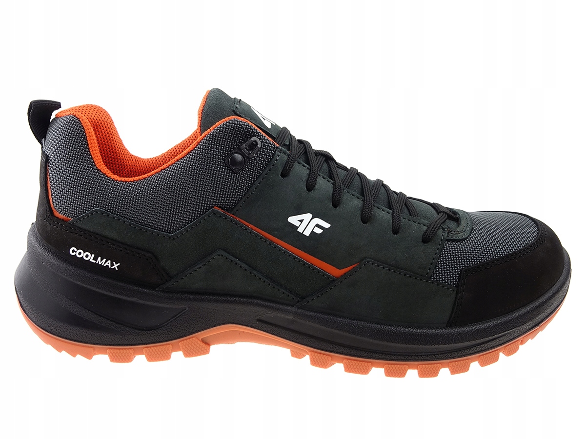 Półbuty trekking 4F OBML261 szary, pom. skóra 41