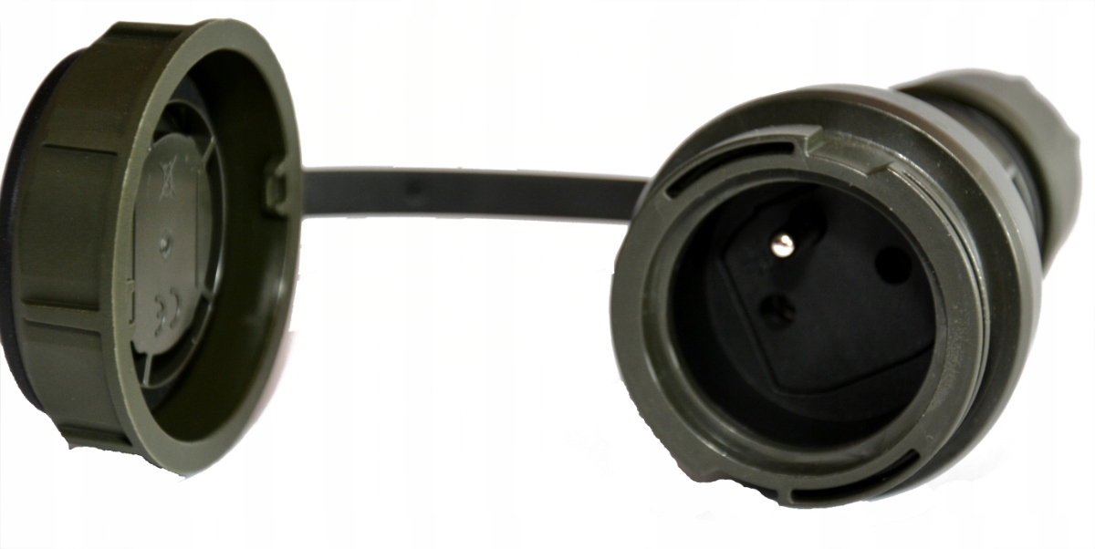 

Gniazdo przenośne Pce Wojskowe 16A IP68 20241-u