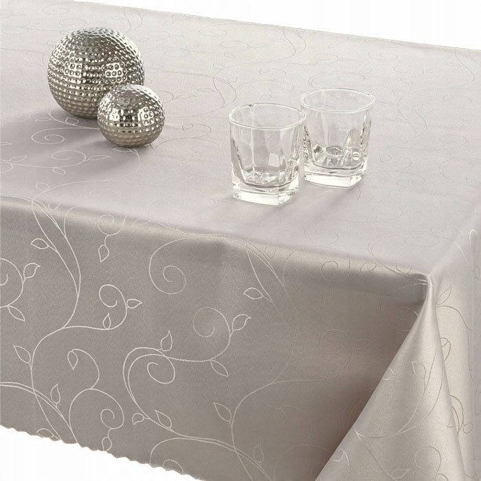 

Obrus Plamoodporny Szary U3 Mela 120x180 cm