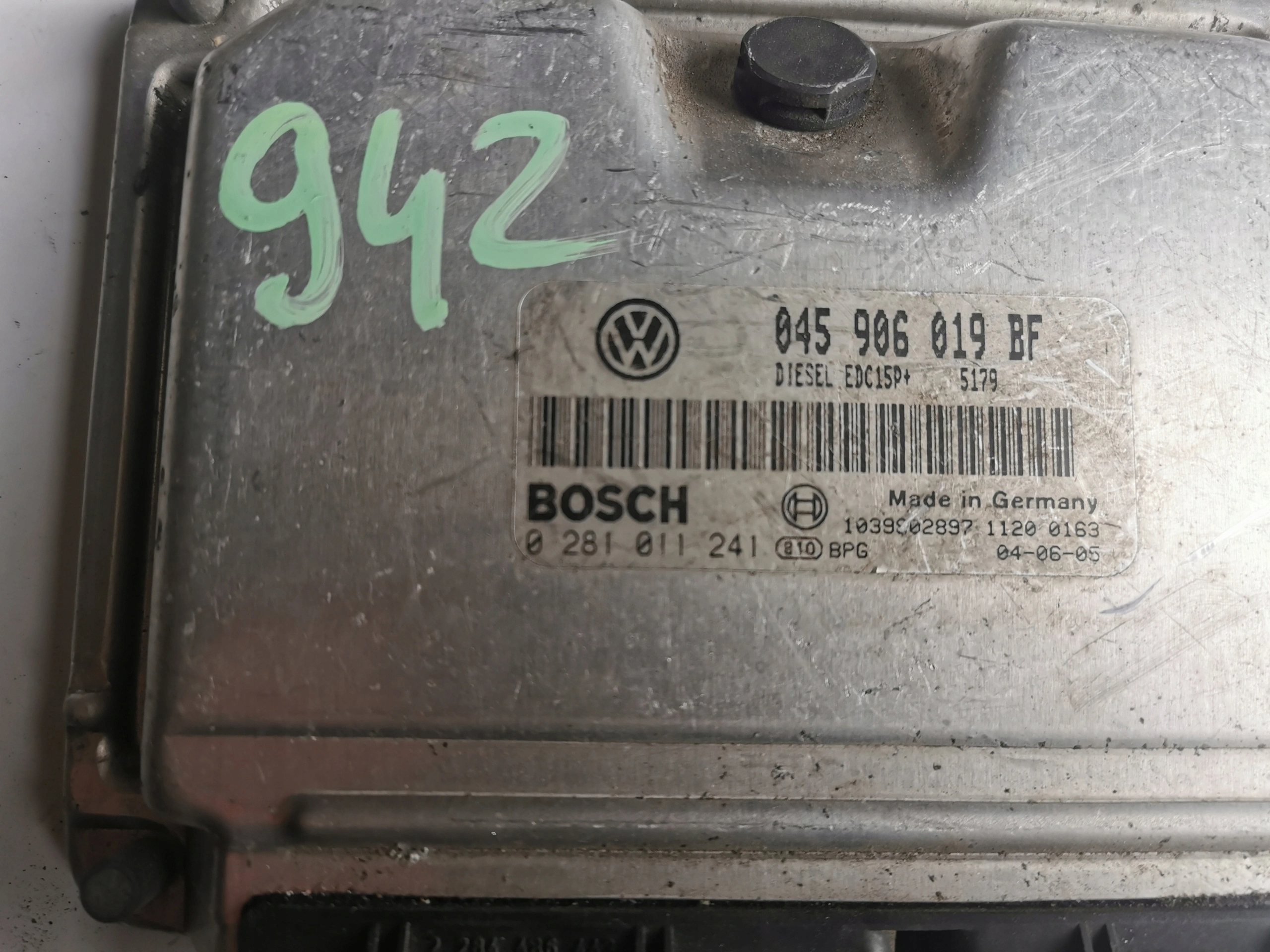 VW POLO 1.4TDI 0281011241 045906019BF Computer ECU