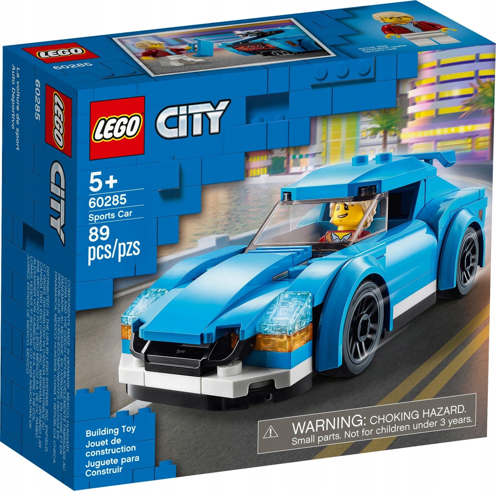 Lego City 60285 City Samochód sportowy Coupe Targa zdejmowany dach