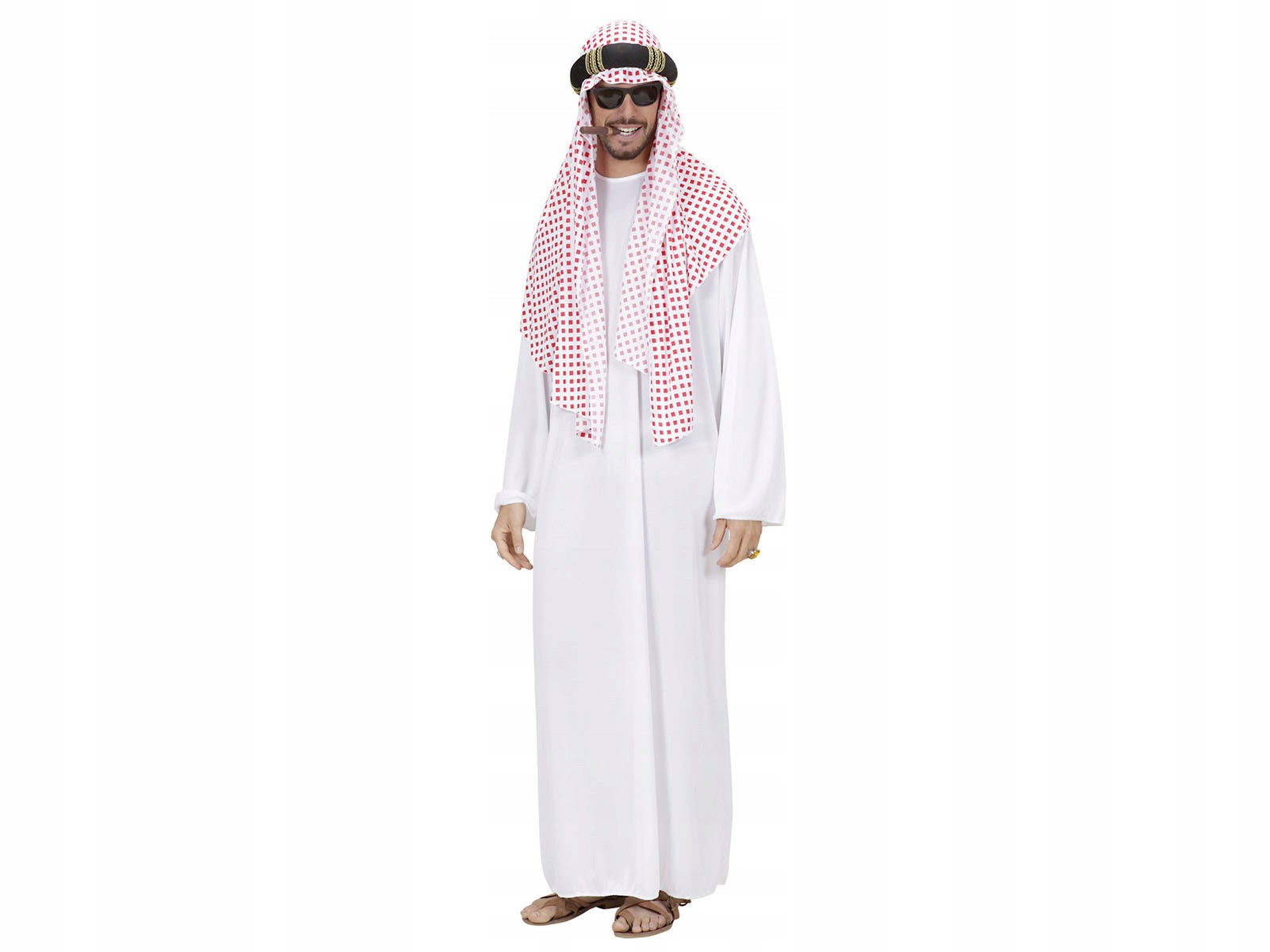 Kostým Šejka Arabská velikost XXL Šaty a pokrývka hlavy Widmann