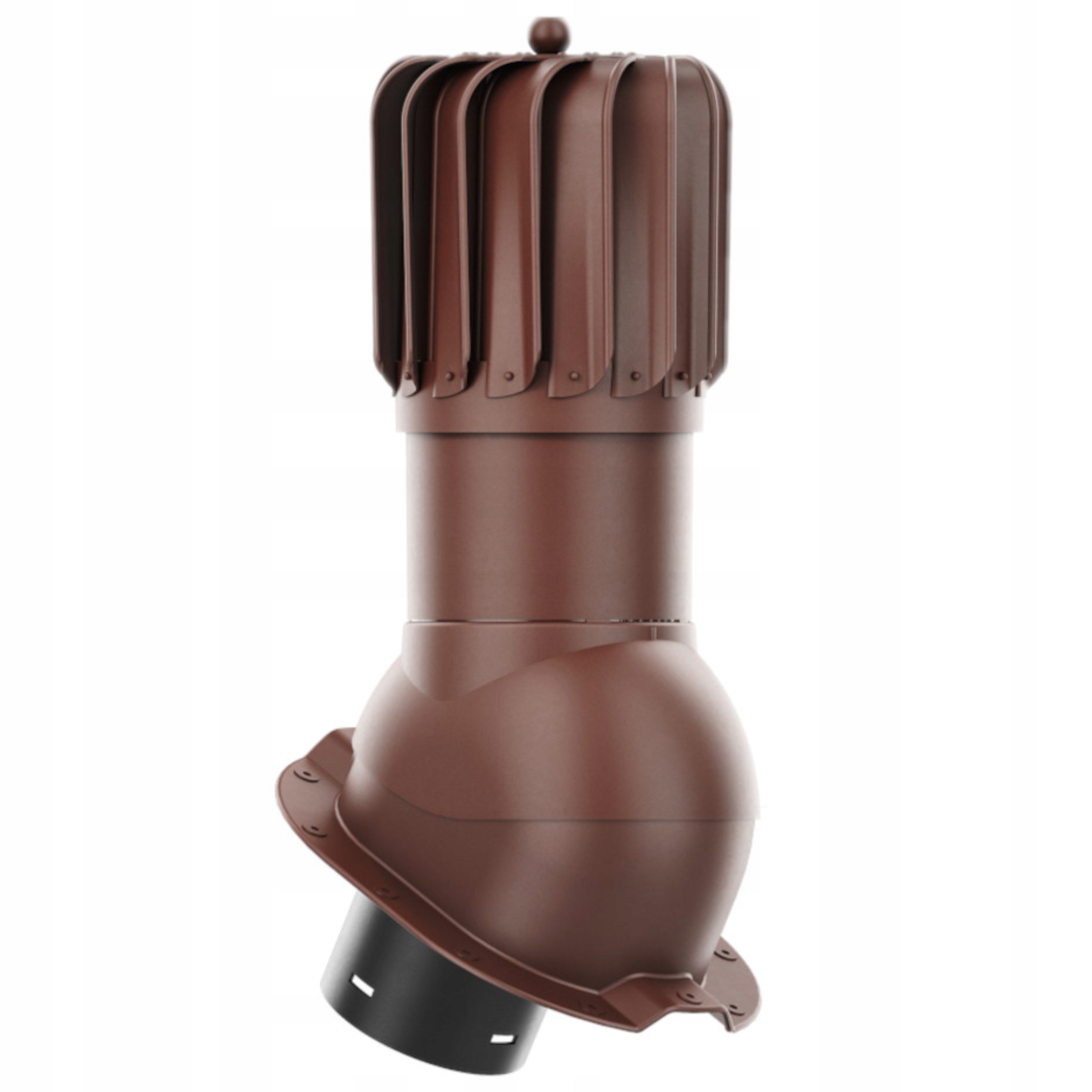 Větrací komín Otočný podlouhlý fi150 pro Budmat Taira Bronz 8017