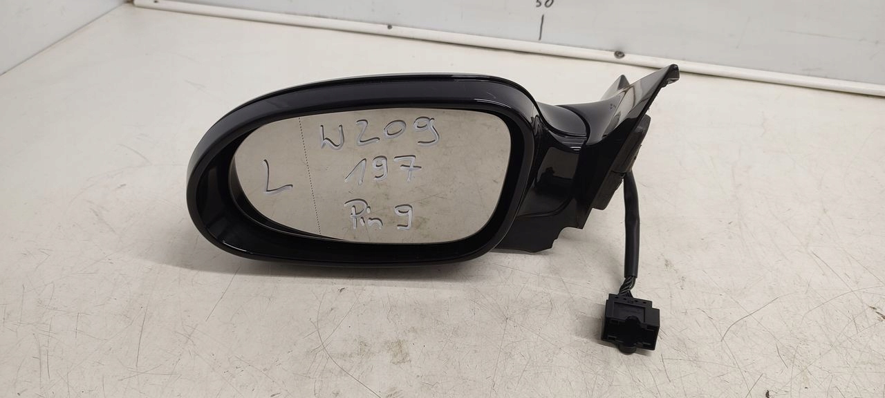 mirror left 9pin 197 Mercedes W209 2,7 CDI