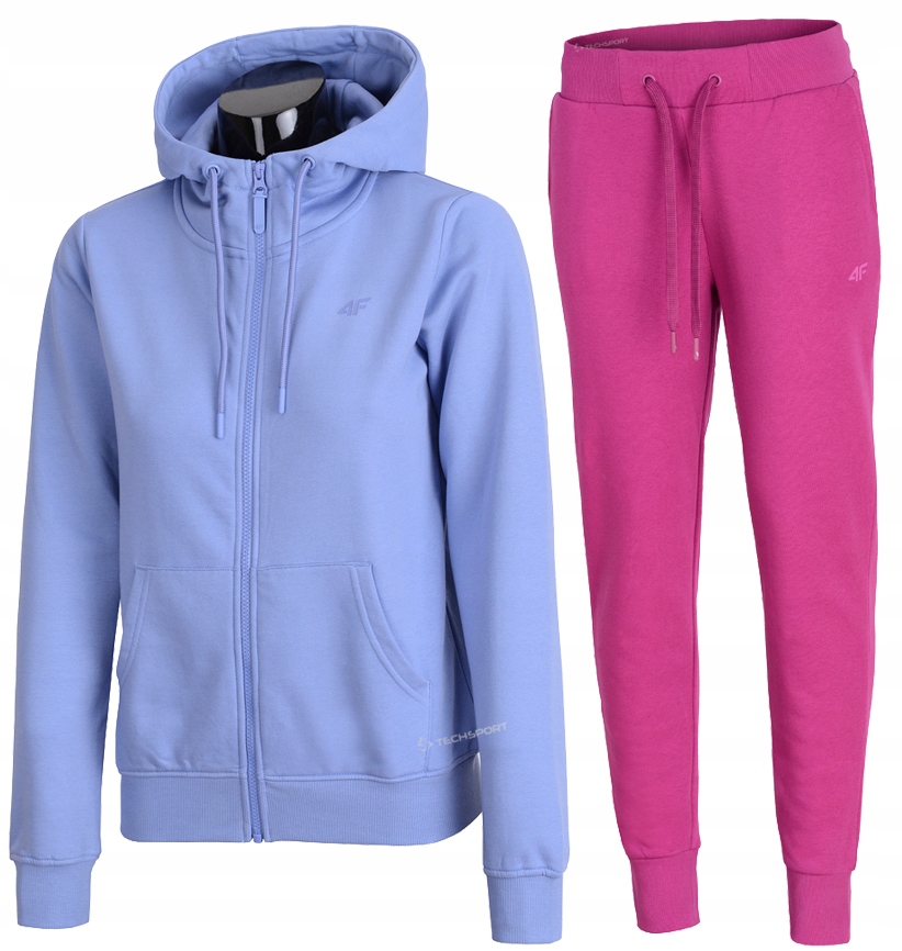 4F Damski Dres Bawełna Komplet Bluza Spodnie XXL