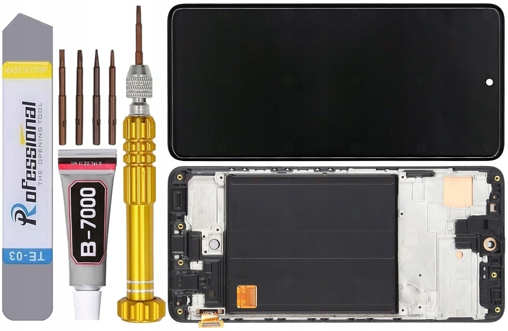 Displej Pro Samsung Galaxy A51 2019 A515 Oled LCD +rámeček