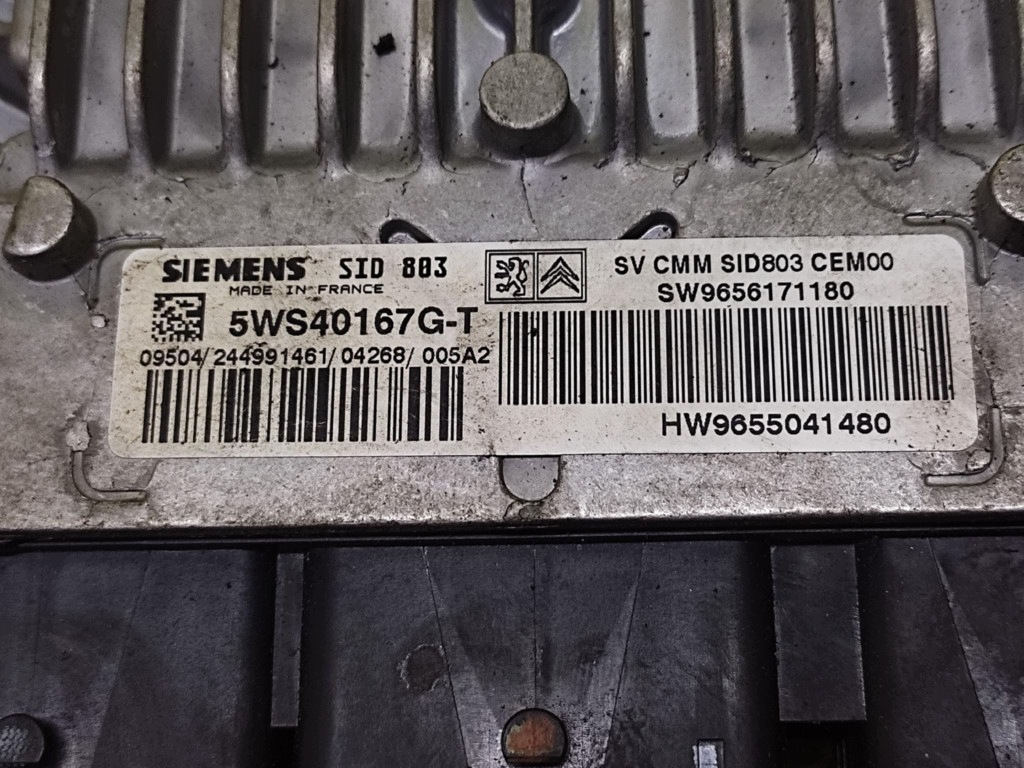 PEUGEOT 407 2.0 HDI unité de commande électronique uce moteur 9655041480