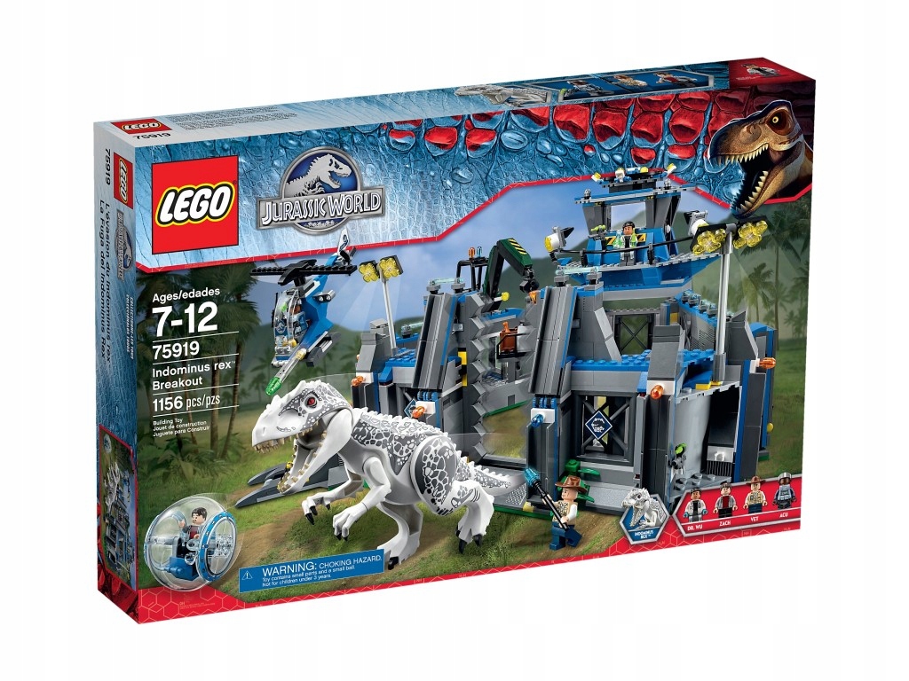 Lego Jurský svět 75919 Indominus Rex na svobodě Nové