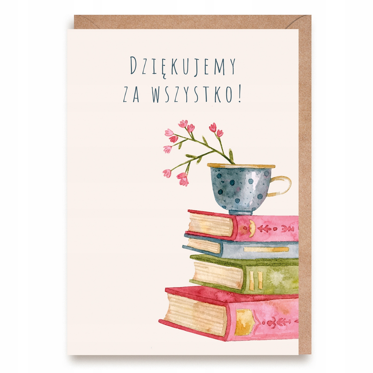 Kartka dla NAUCZYCIELA koniec roku szkolnego Prezent Dzień Nauczyciela