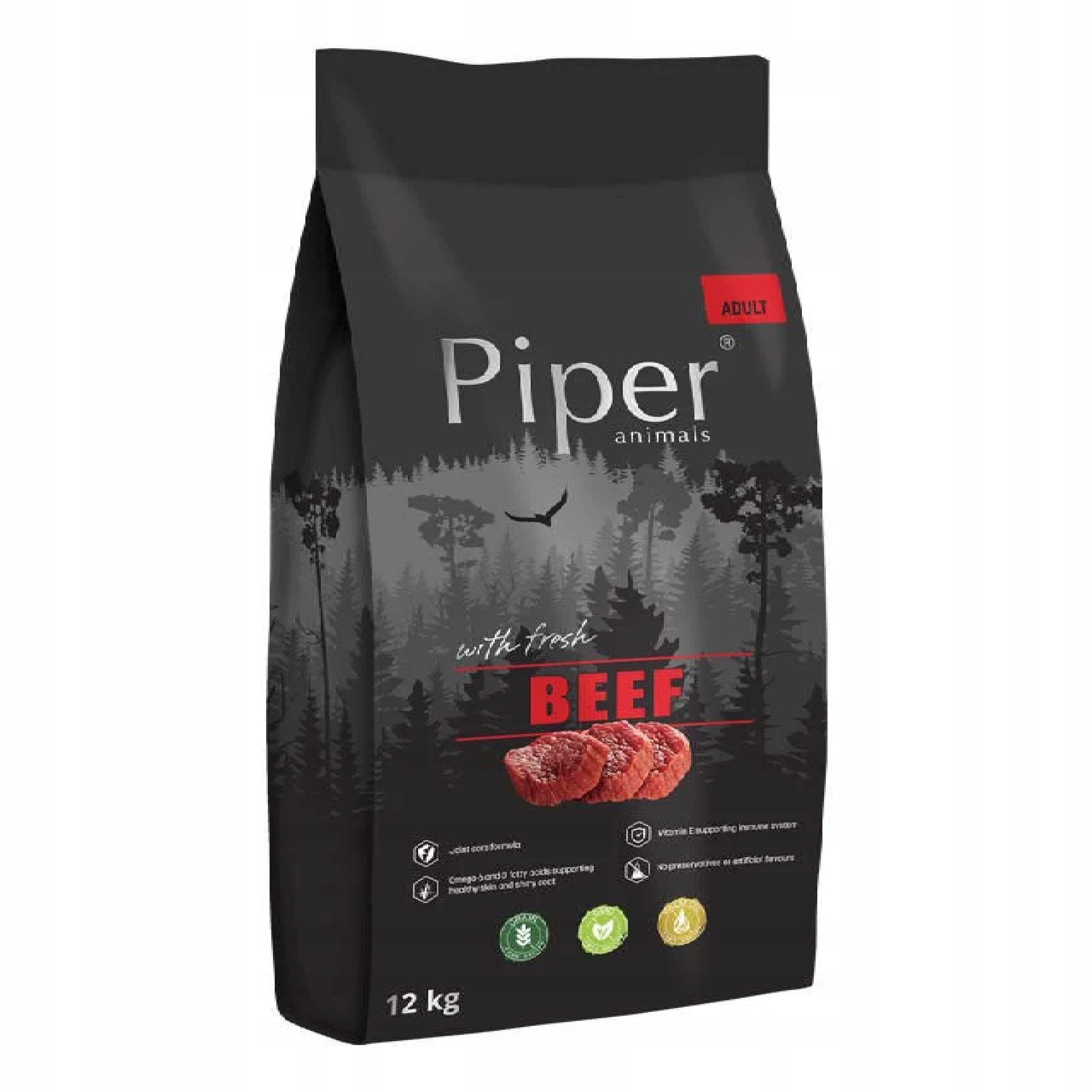 Levně Dolina Noteci Piper Hovězí 12 kg Suché Krmivo