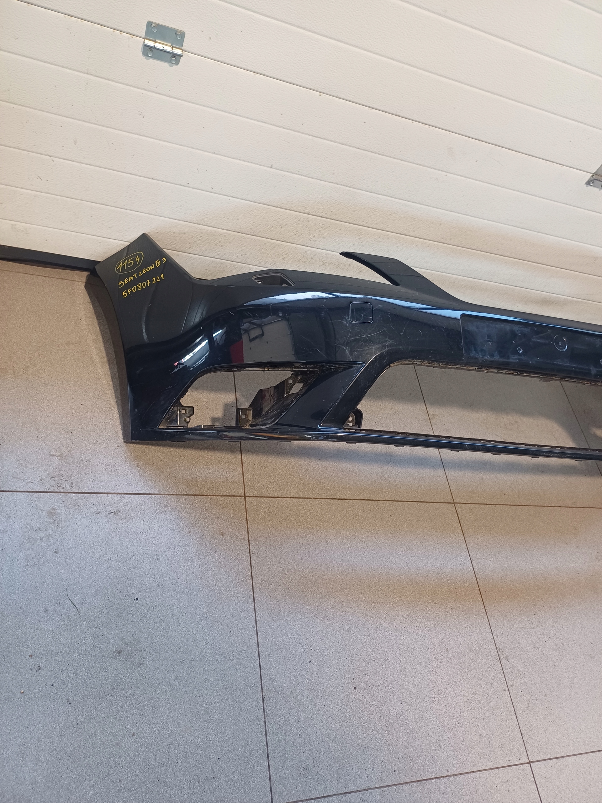 bumper front front SEAT LEON 3 III 5F0807221 12-16R washer