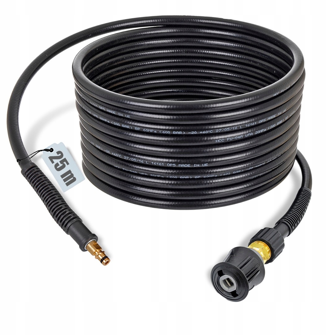 Hadice 25 m Pro Karcher prodlužovací Zásuvka Click prodlužovací Quick Connect