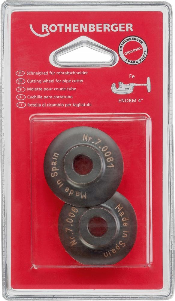 Řezací kolečka pro ocel Enorm 4" 2 ks 70061D Rothenberger