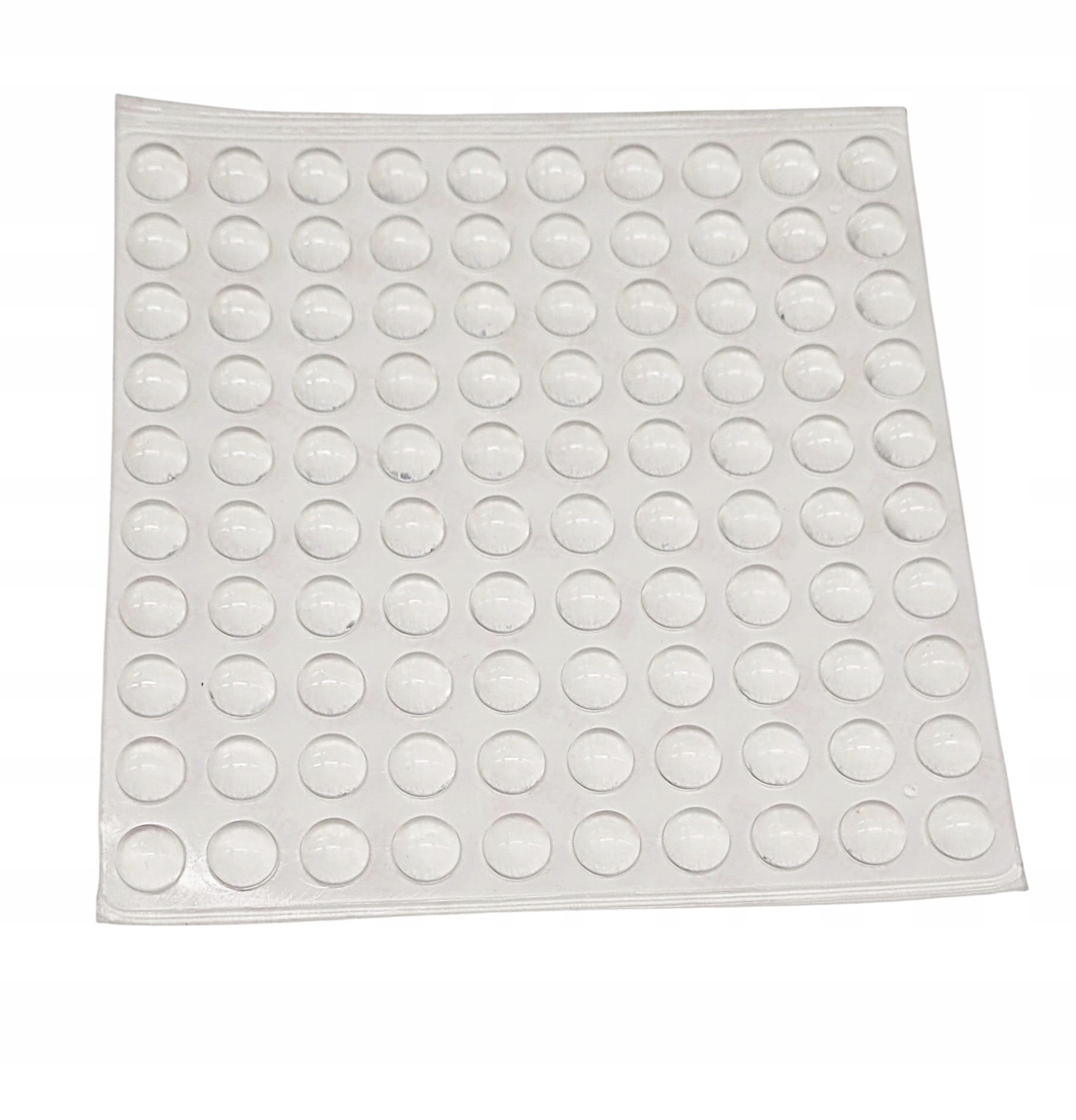 Odbojnik silikonowy samoprzylepny fi10mm - Transparentny