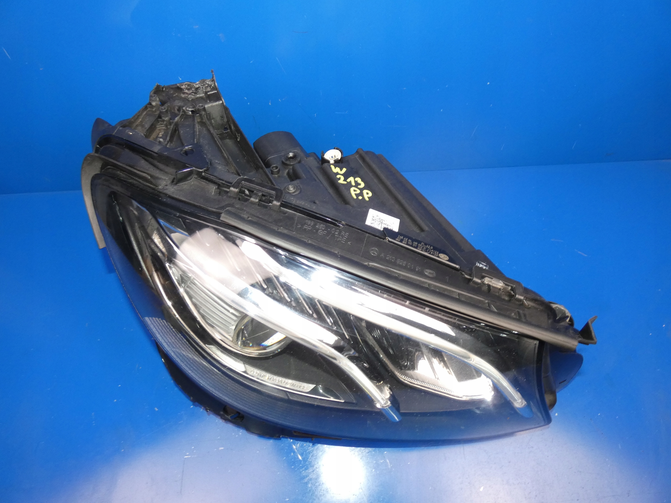 MERCEDES E KLASA W213 light right front LED HIGH PERFORMANCE ANGLIK