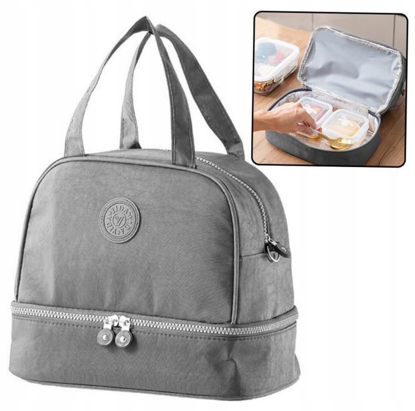 Torba termiczna izolacyjna szara 27cm