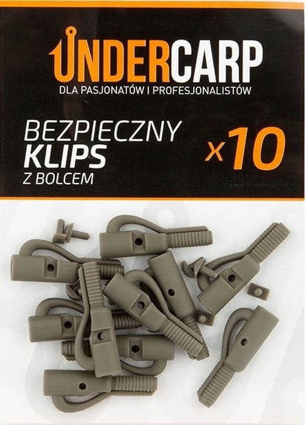 UnderCarp Bezpieczny Klips z Bolcem Zielony