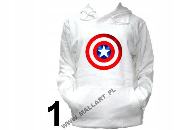 

Bluza Kaptur Kapitan America America Wzory