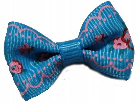 

Kokardka Na Gumce Wzorek 2,2X3,8 CM yorki shih tzu