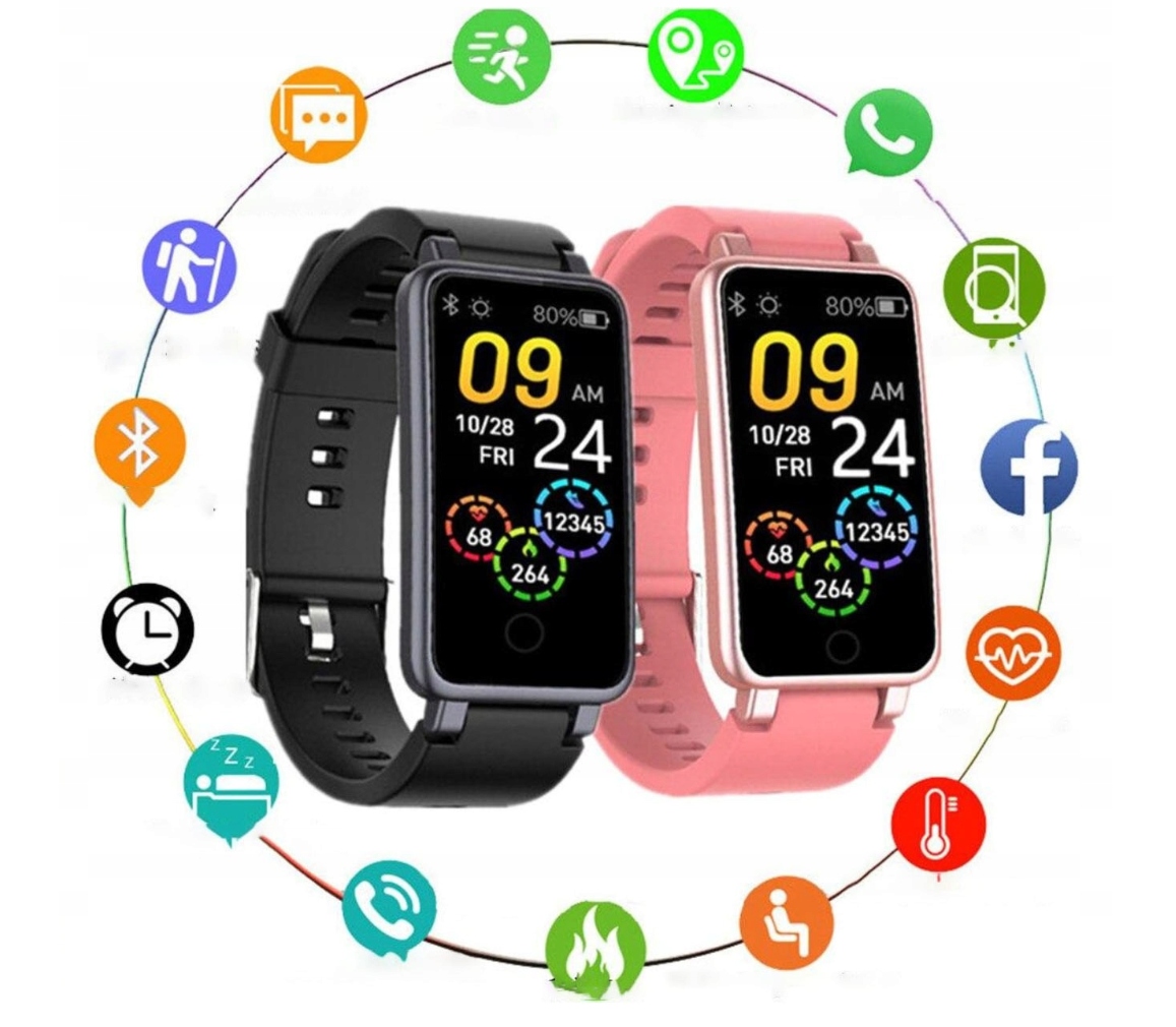 Zegarek SMARTBAND C2 Plus Czarny Typ naręczny