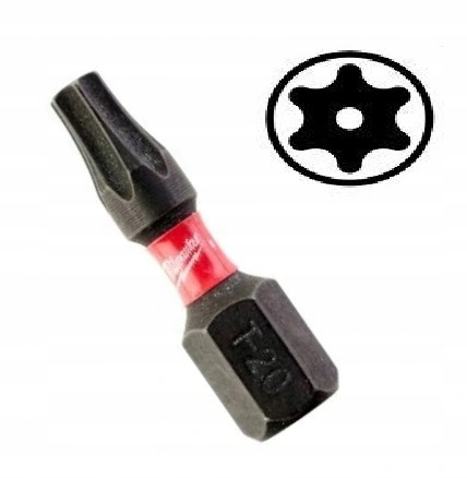 

Milwaukee Bit Torx Gwiazdka Udarowy TX15 z otworem