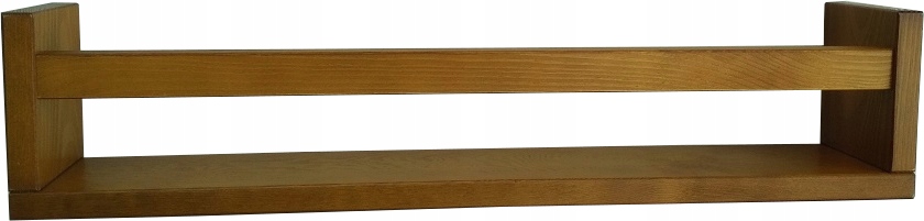 

Półka Wisząca Drewniana Na Książki - 54cm Kolory