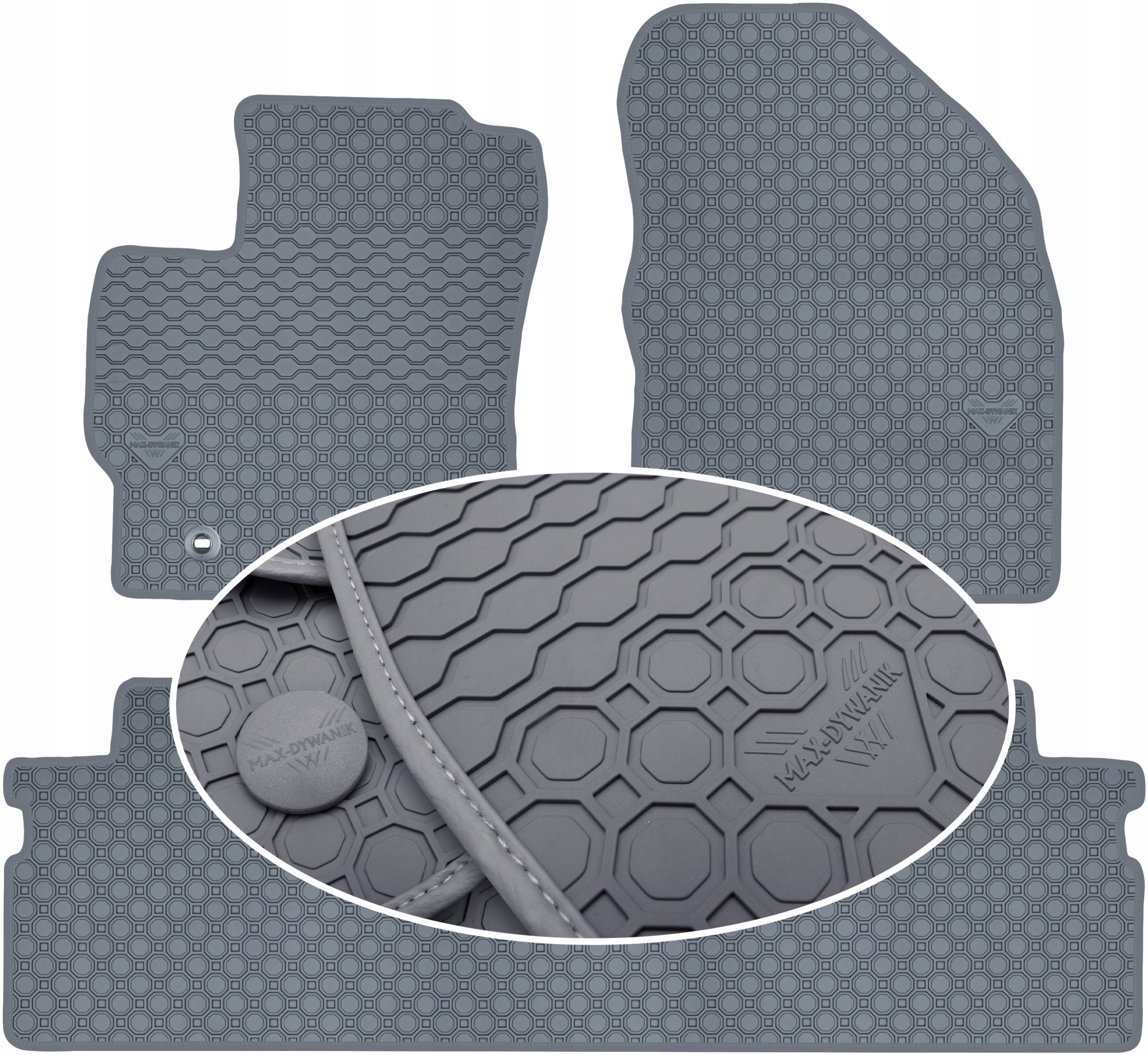 Toyota Verso 5os 2009-2018 Koberce Šedé