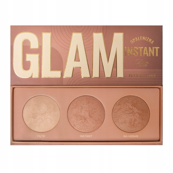 Glam Shop Paleta Do Twarzy Opalenizna Instant 3x4g