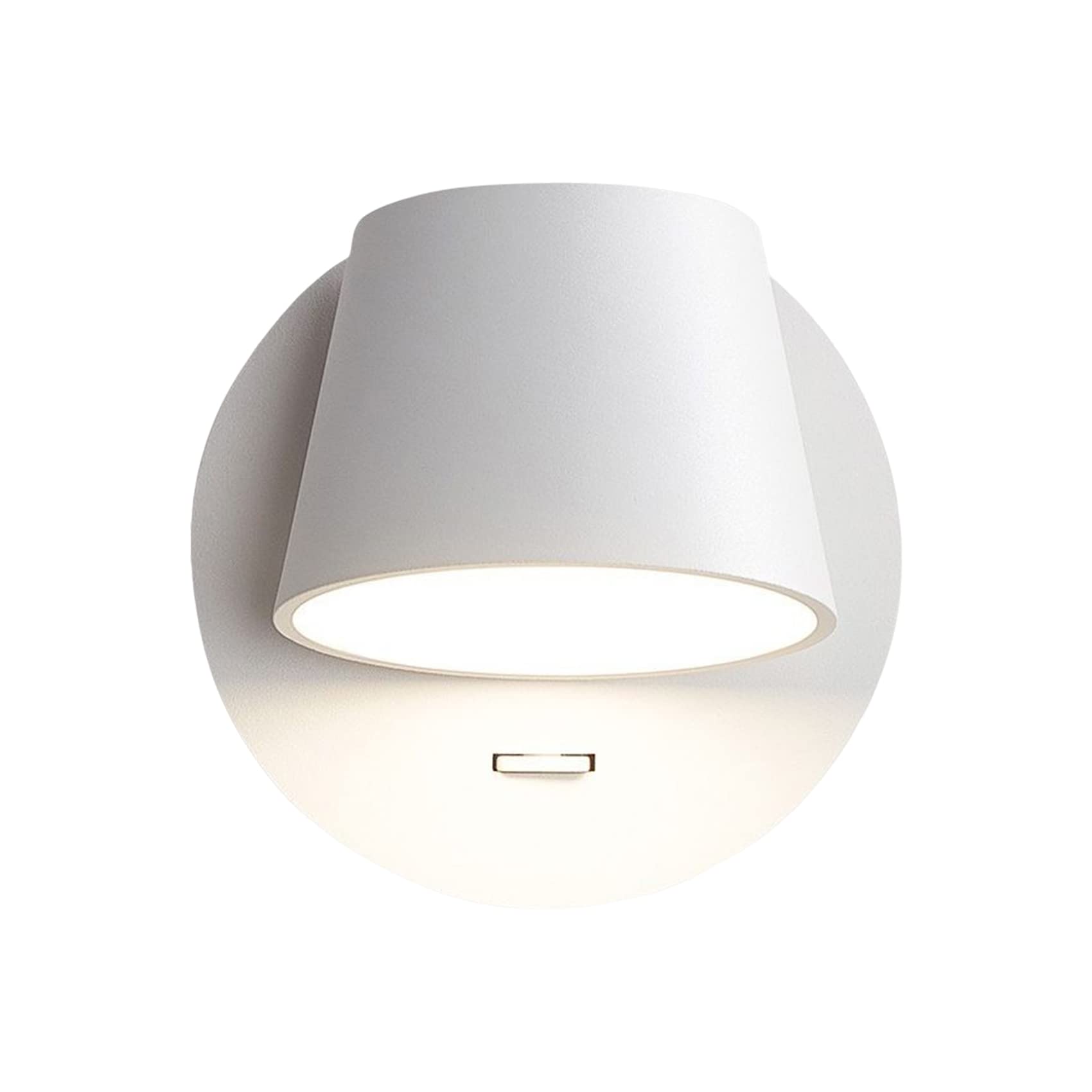 Led stolní lampička Kripinc Bílá 12 cm s vypínačem Moderní do domácnosti
