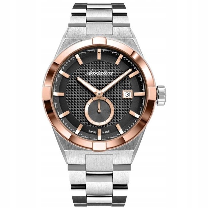 Pánské Hodinky Adriatica A8336.R1R6Q stříbrný náramek