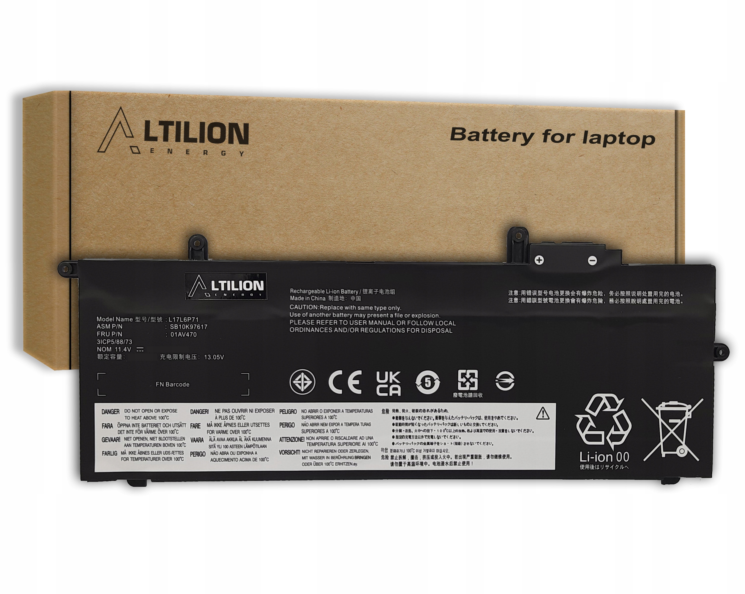 Bateria Altilion Energy L17C6P71 kompatybilna z Lenovo