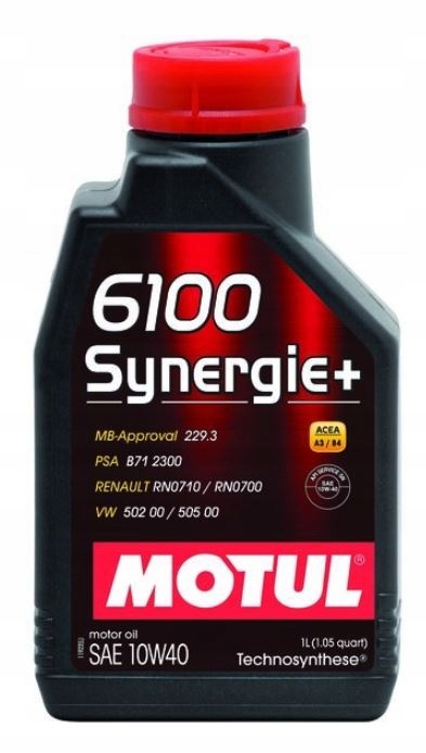 

Olej Silnikowy Motul 6100 Synergie+ 10W40 1l