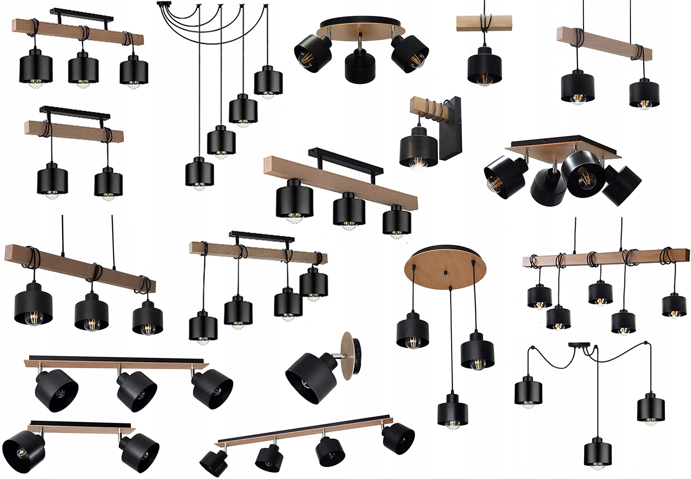 LAMPA PLAFON SUFITOWY ŻYRANDOL LED E27 POKÓJ SYPIALNIA SALON NOWOCZESNA Zasilanie sieciowe