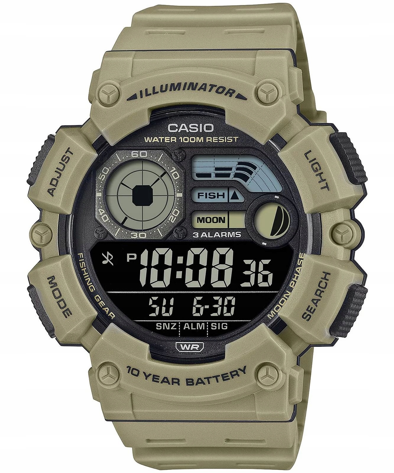 Zegarek męski Casio Timeless Collection Casio-WS-1500H-5BVEF