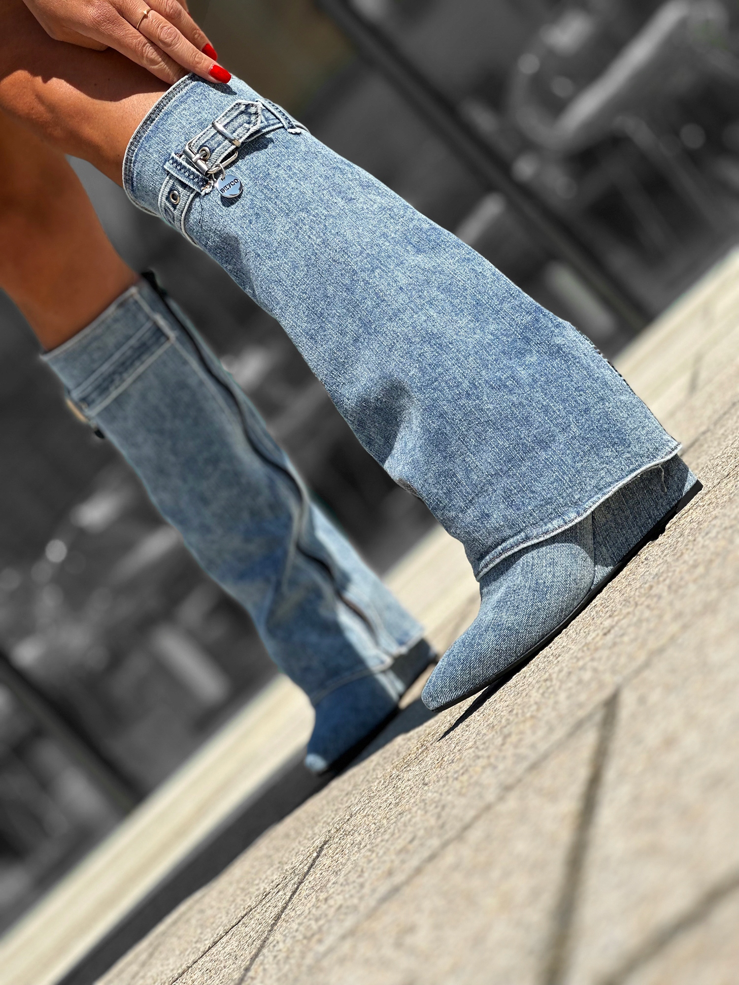 Beyco giv kozak jeans 36-40 Długość wkładki 26.5 cm